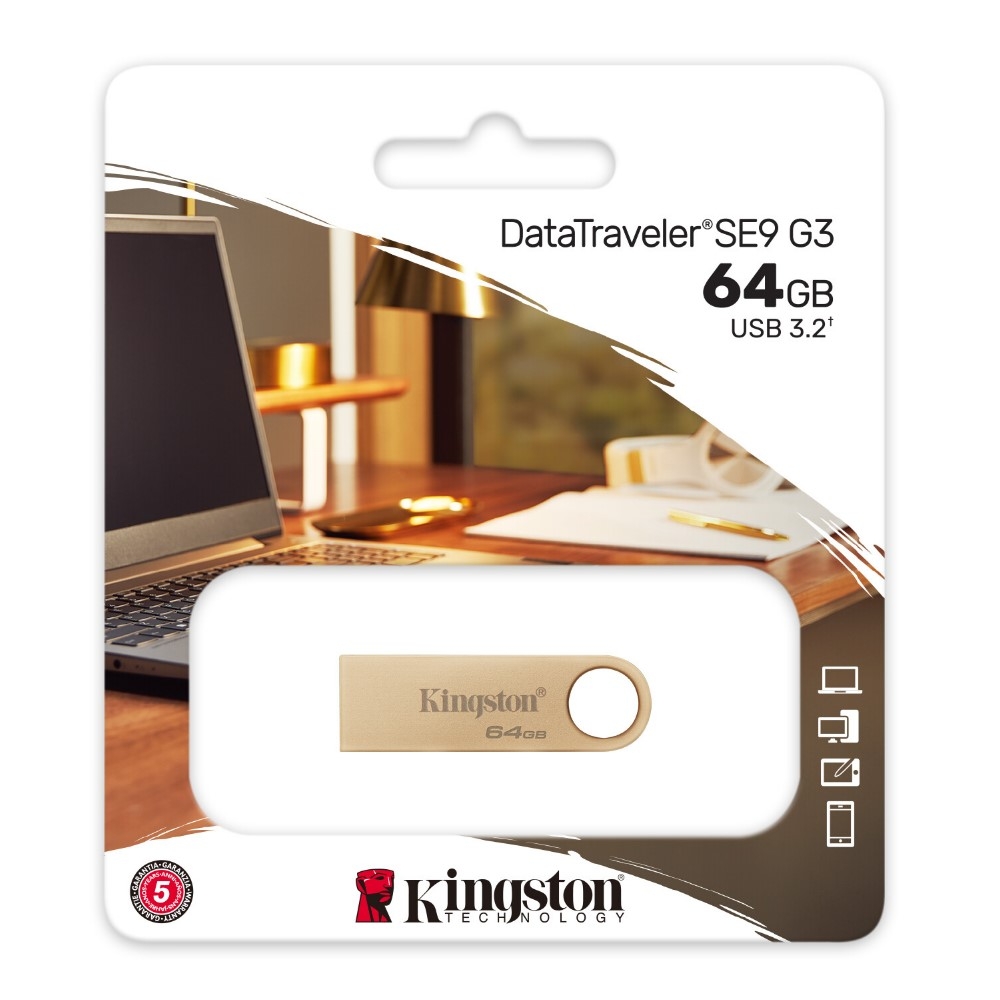 金士頓 Kingston DTSE9G3 64G DataTraveler SE9 G3 USB 3.2 隨身碟 64GB