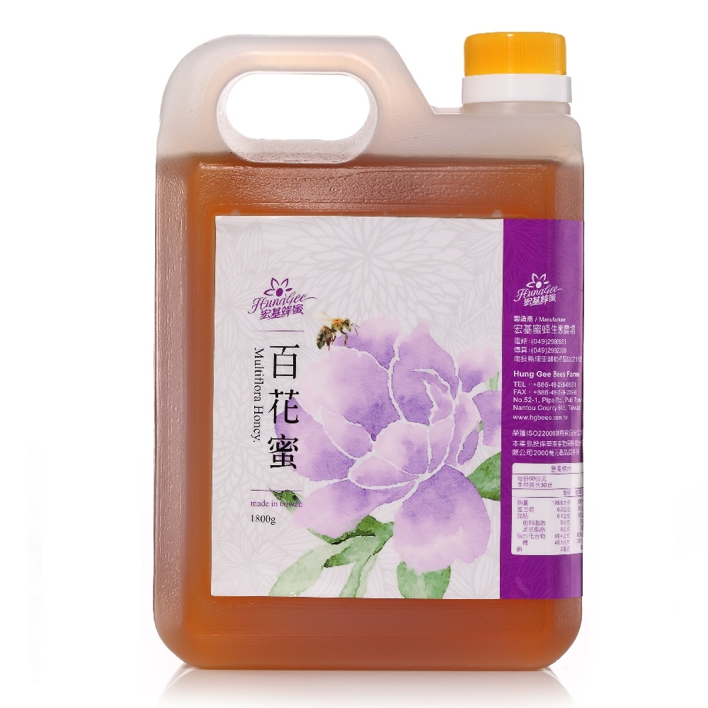 宏基蜂蜜‧百花蜜(1800g/桶)