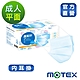 【Motex摩戴舒】 醫用口罩(未滅菌) 平面成人口罩(50片裸裝/盒)(雙鋼印內耳掛) product thumbnail 6