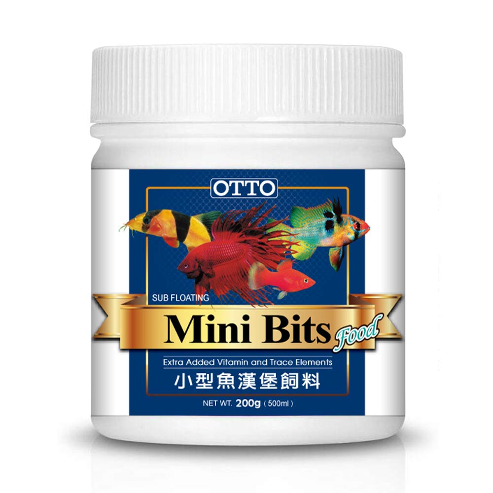 OTTO奧圖 小型魚漢堡顆粒飼料 100g x 2