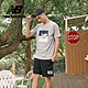 [New Balance]NB短袖上衣_男性_灰色_MT21906AG product thumbnail 1