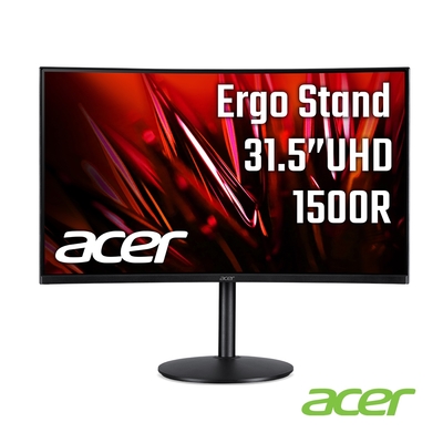 Acer 宏碁 EI322QK A 32型 4K曲面電腦螢幕 Adaptive Syn