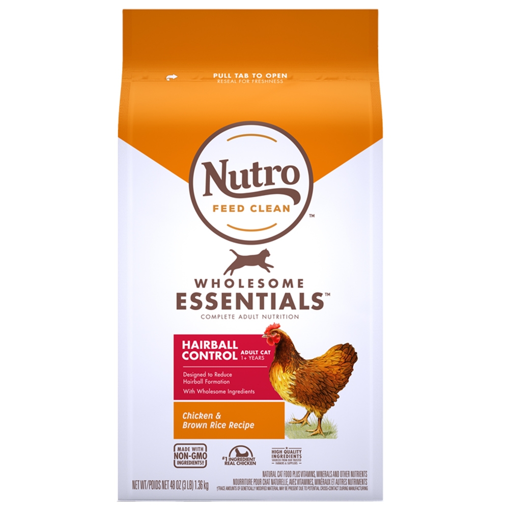 Nutro 美士 全護營養 成貓有效化毛配方(農場鮮雞+糙米)3磅