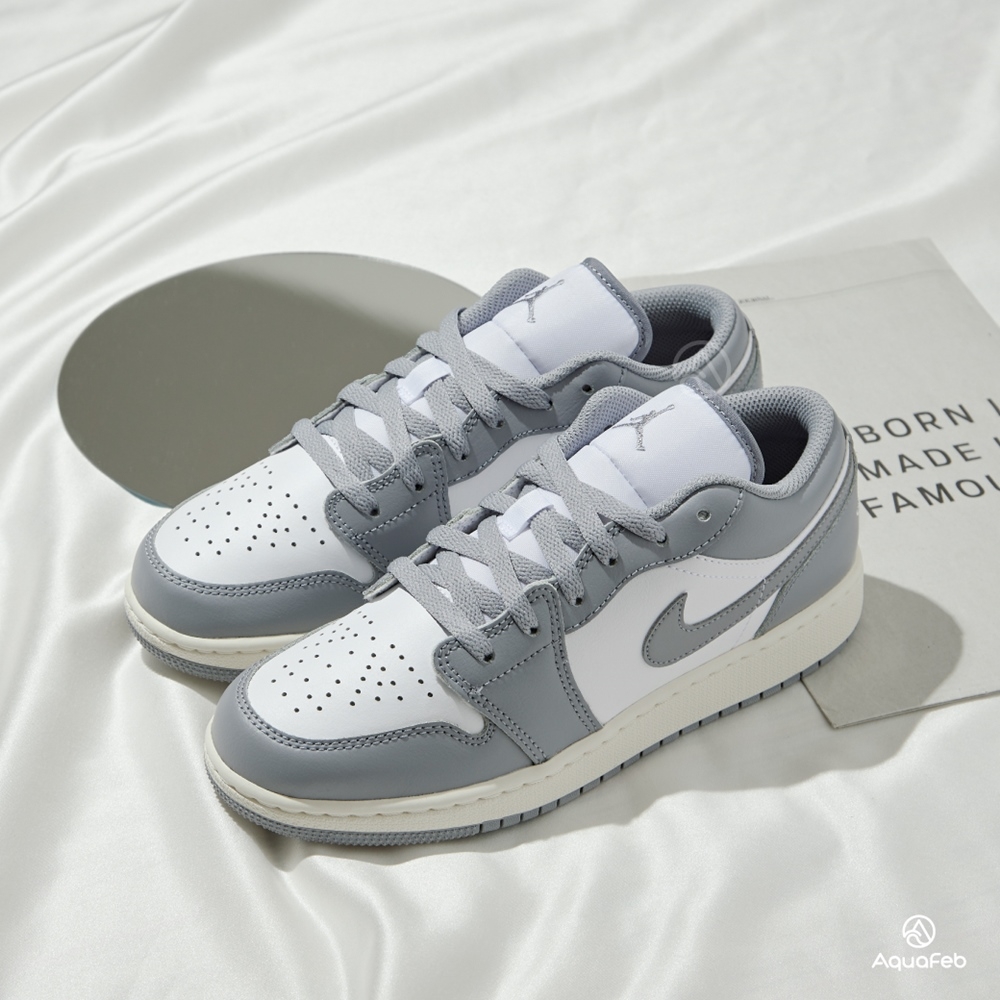 Nike Air Jordan 1 Low Vintage Grey (GS) 女鞋大童鞋灰色AJ1 休閒鞋