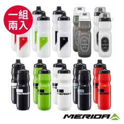 《MERIDA》美利達自行車水壺 700CC 一組兩入 不混色 附防塵蓋/水瓶