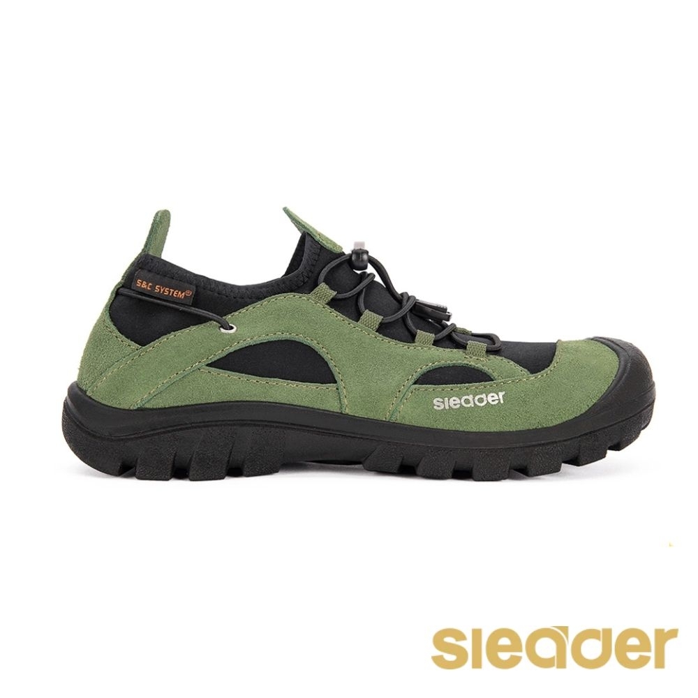 【sleader】輕量防水安全戶外休閒鞋-S3411(綠)