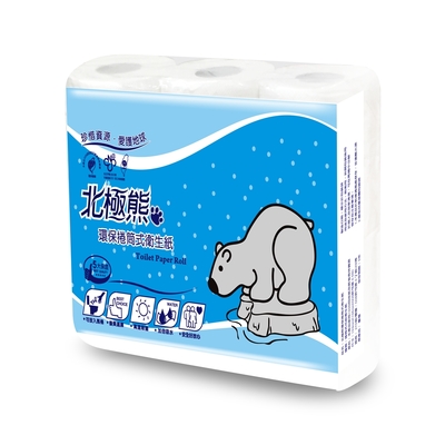 北極熊 環保小捲筒衛生紙270組x96捲-箱
