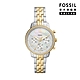 FOSSIL Neutra 輕奢雅致計時女錶 銀x金色不鏽鋼鍊帶 36MM ES5216 product thumbnail 1