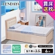 【TENDAYS】希臘風情紓壓床墊3.5尺加大單人(6cm厚 記憶棉層+高Q彈纖維層)-買床送枕 product thumbnail 2