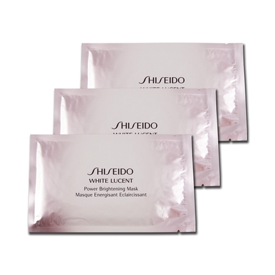 shiseido 資生堂 美透白淨電力面膜 27ml x 3片