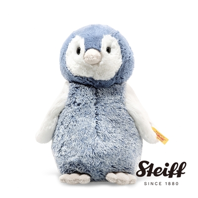 STEIFF德國金耳釦泰迪熊 Paule Penguin企鵝 動物王國_黃標