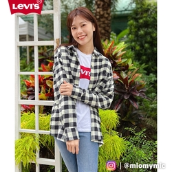 Levis 女款 法蘭絨格紋襯衫 / 英倫格紋