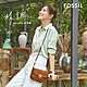 FOSSIL Lennox 真皮金釦小斜背包-咖啡色 ZB1926200 product thumbnail 1