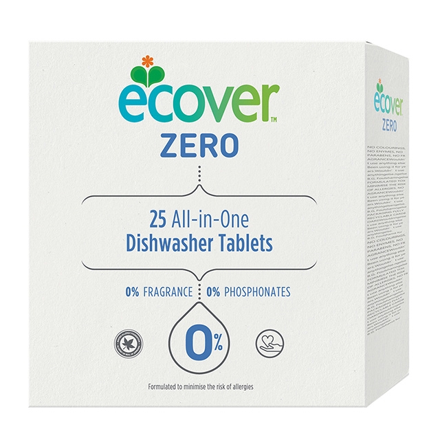 ZERO Dishwasher Tablets 25 ct - Ecover