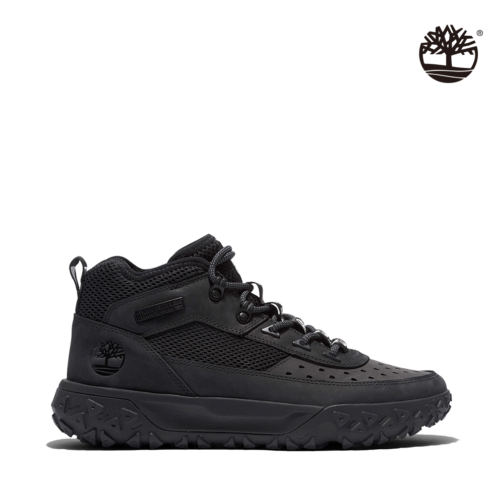 Timberland 男款黑色Greenstride™ Motion 6 中筒健行鞋|A5VAC015