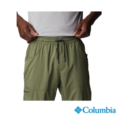 Columbia 哥倫比亞 男款-超防曬UPF50快排長褲-綠色 UAE16880GR / S23