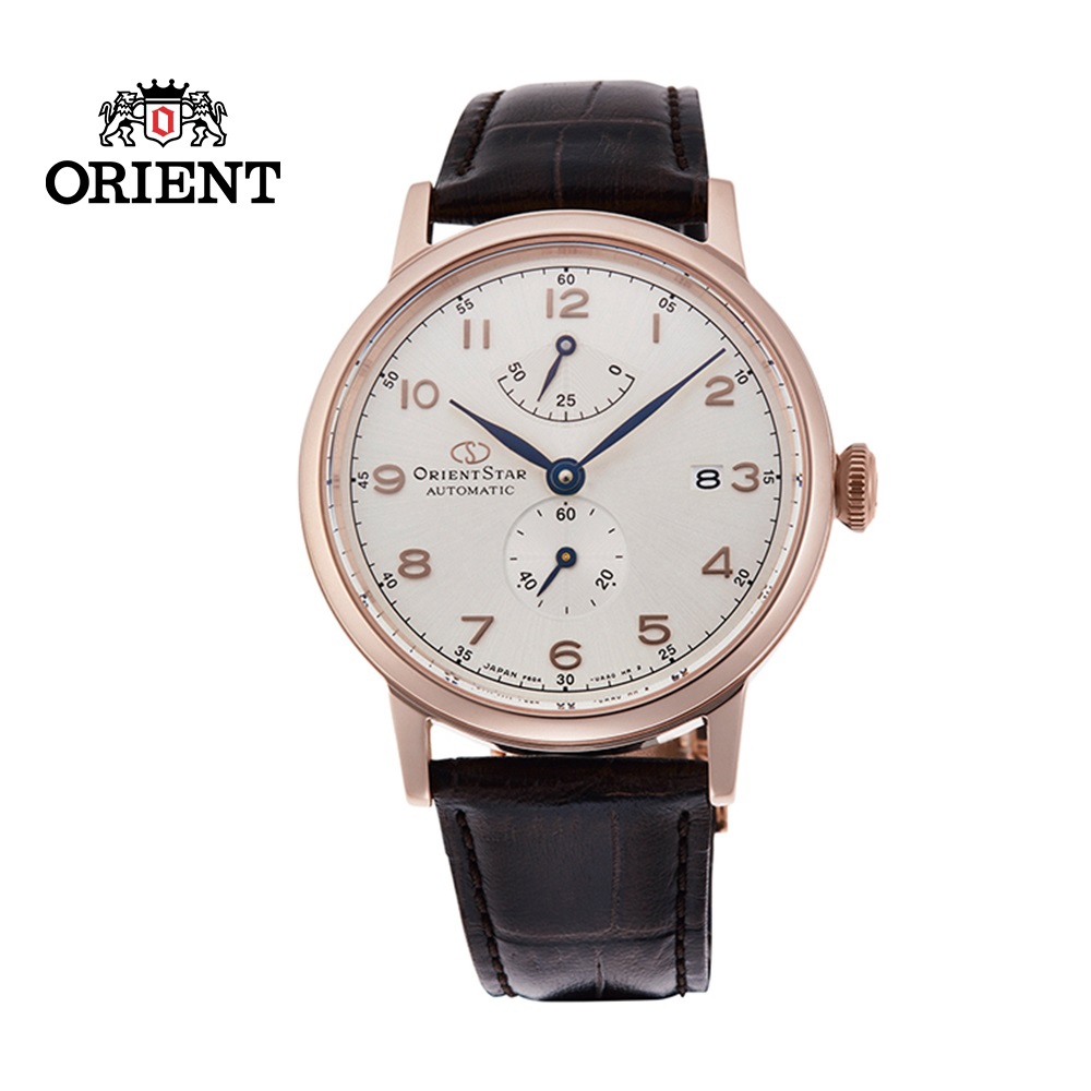 ORIENT STAR 東方之星 HERITAGE GOTHIC系列 經典復刻 皮帶款 白色 RE-AW0003S - 38.7mm