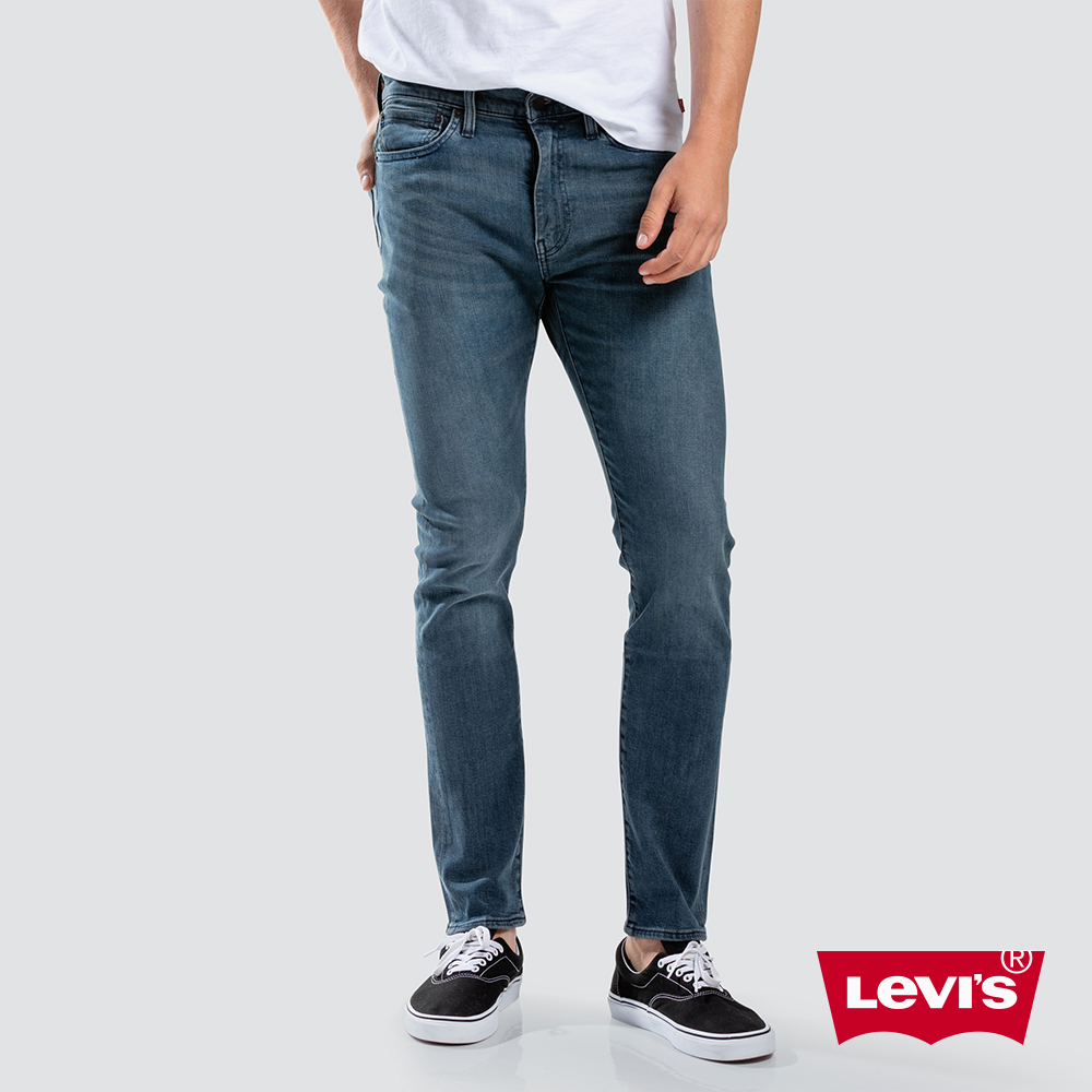 Levis 男款 510 緊身窄管牛仔褲 四向彈性延展 復古刷白