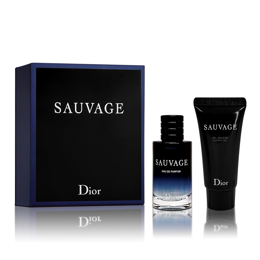 Dior 迪奧 Sauvage 曠野之心淡香精經典兩件組禮盒(淡香精10ML+沐浴露20ML)