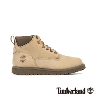 Timberland 男款中駝色磨砂革靴|A28CQ