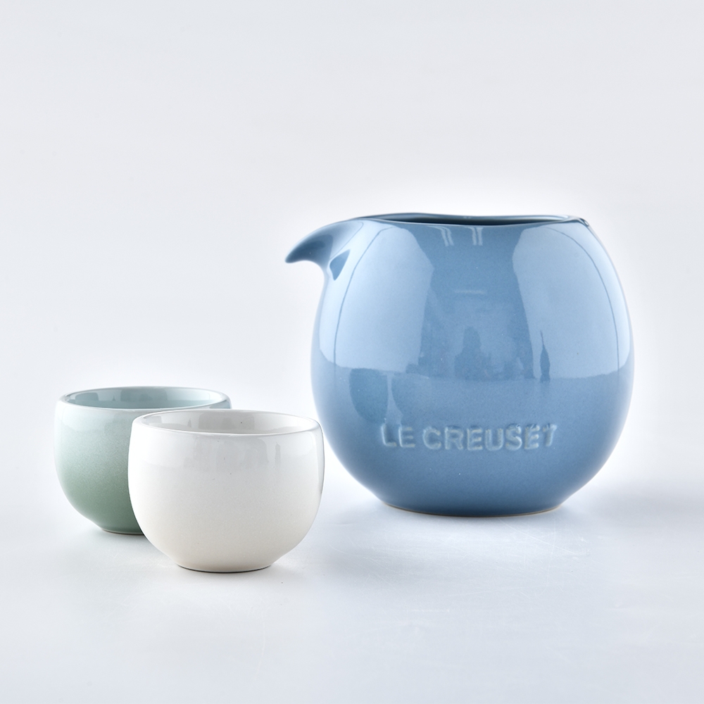 法國Le Creuset 花蕾系列清酒壺組(一壺二杯) | 醒酒器/醒酒壺| Yahoo