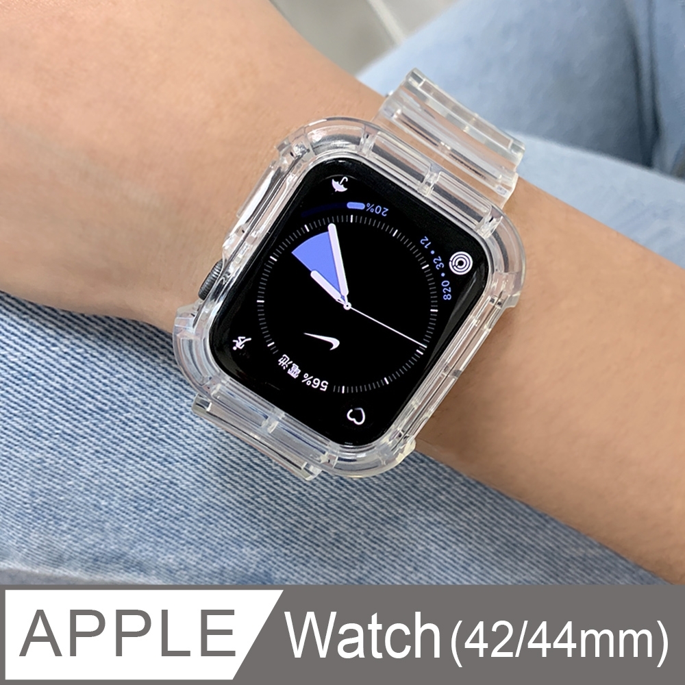 Apple Watch 42/44mm 全包覆透明替換手錶錶帶| 錶帶/錶環| Yahoo奇摩