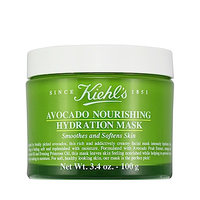 Kiehl s 契爾氏 酪梨精萃修護保濕面膜 100g