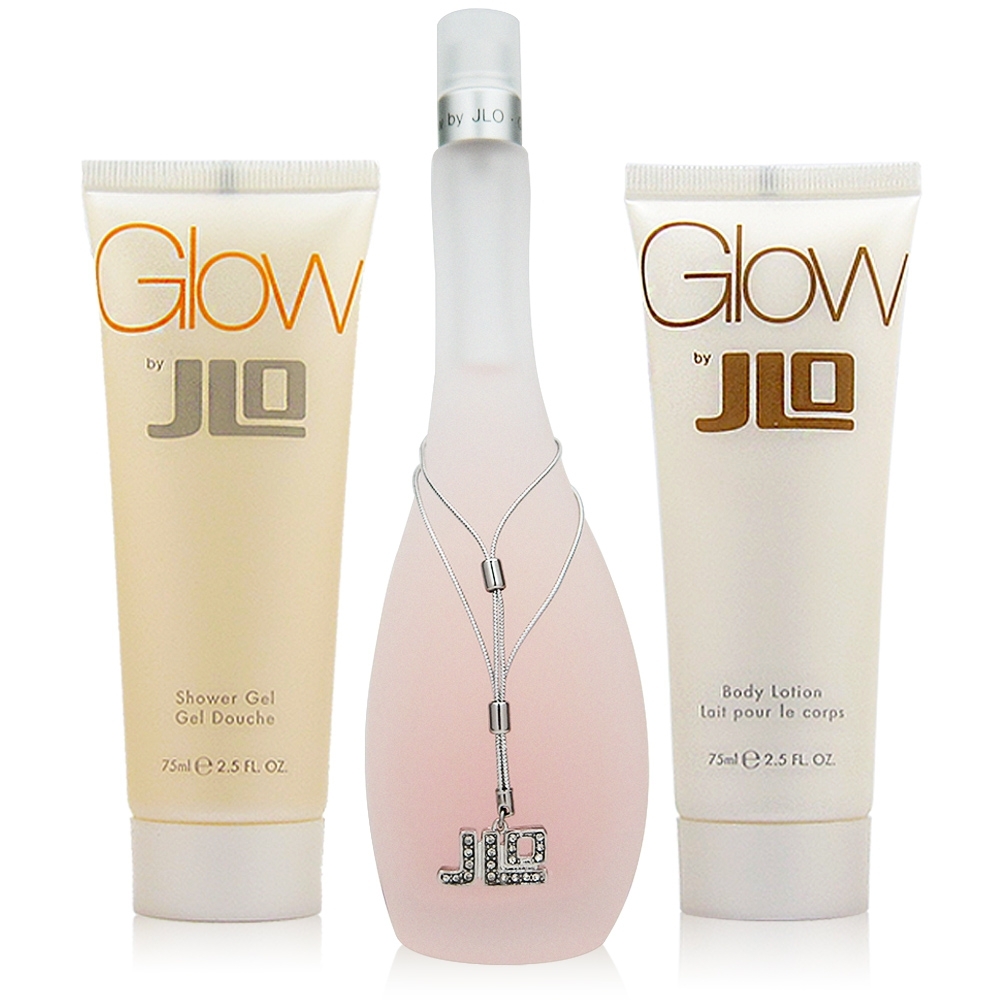 Jennifer Lopez Glow 淡香水 EDT 100ml+乳液75ml+沐浴膠75ml 禮盒組