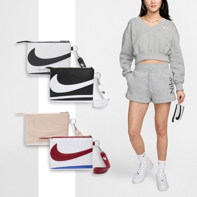 Nike 錢包 Icon Cortez Wristlet 皮革 手腕包 隨行包 小包 單一價 N100973909-1OS