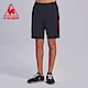 le coq sportif 法國公雞牌側邊文字LOGO印花運動短褲 男-丈青 product thumbnail 1