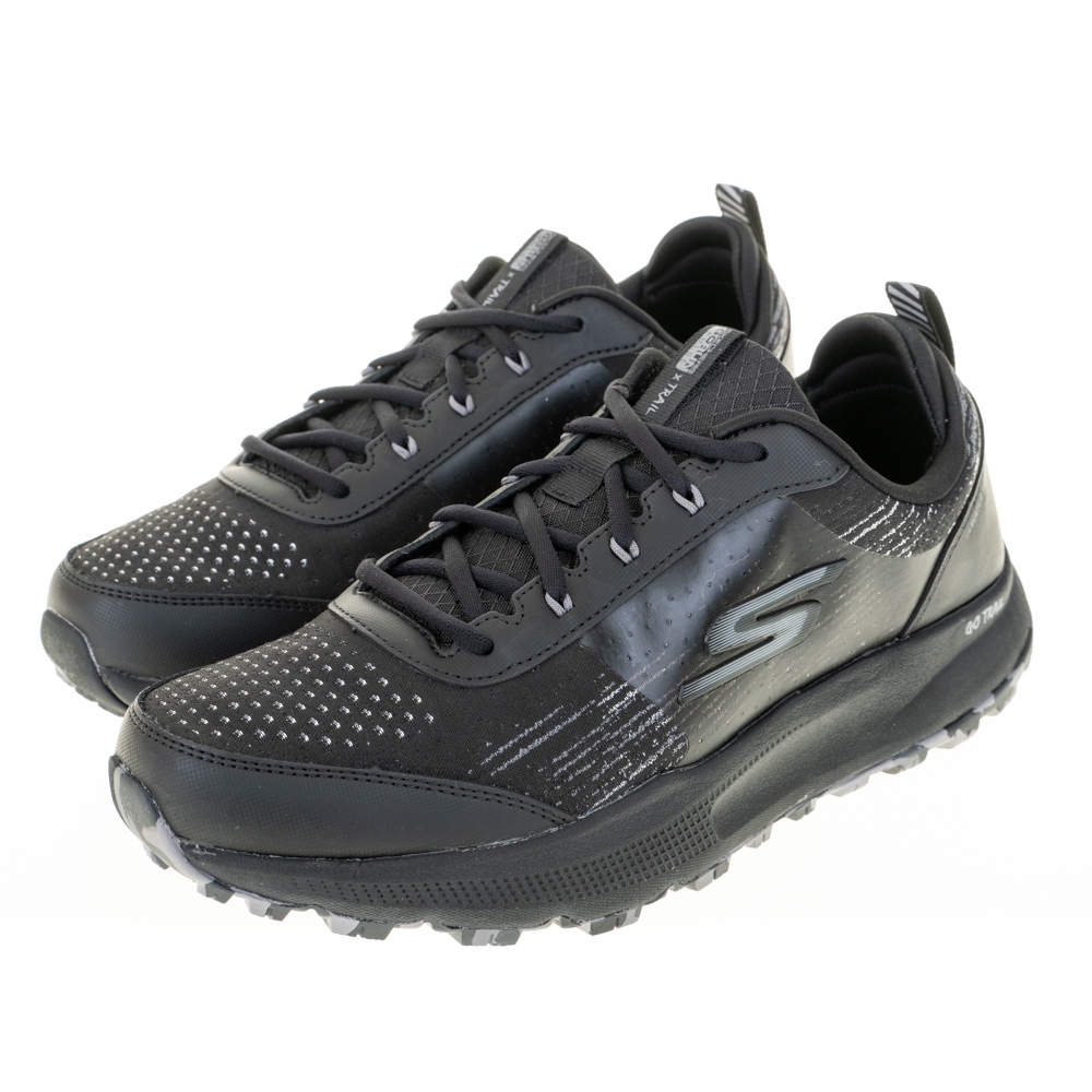 SKECHERS 慢跑鞋 男慢跑系列 GORUN PULSE TRAIL 防潑水 - 220559BLK