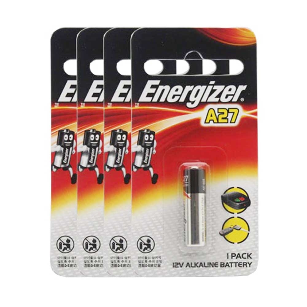 Energizer 勁量 A27遙控器電池 4入