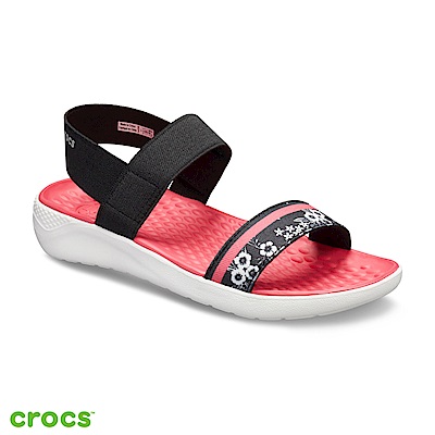 Crocs 卡駱馳 (女鞋) LiteRide古典印花涼鞋 205868-066