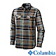 Columbia 哥倫比亞 男款-排快法蘭絨襯衫-褐綠 UAM11720CS product thumbnail 1