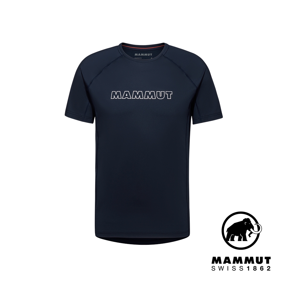 【Mammut 長毛象】Selun FL Logo T-Shirt 機能LOGO短袖T恤 海洋藍 男款 #1017-05050