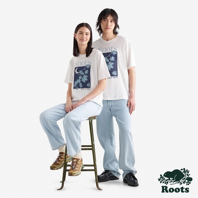 Roots 男女共款- FOREST VIEWS短袖T恤-白色