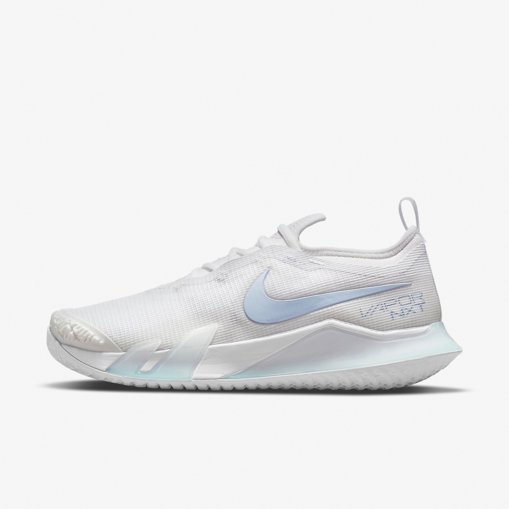 Nike 網球鞋Wmns React Vapor NXT HC 女鞋白藍硬地運動鞋CV0742-111