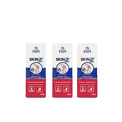 PSA - Skin 2P Body 派卡瑞丁長效防蚊乳液 小無香30ml x 3罐組