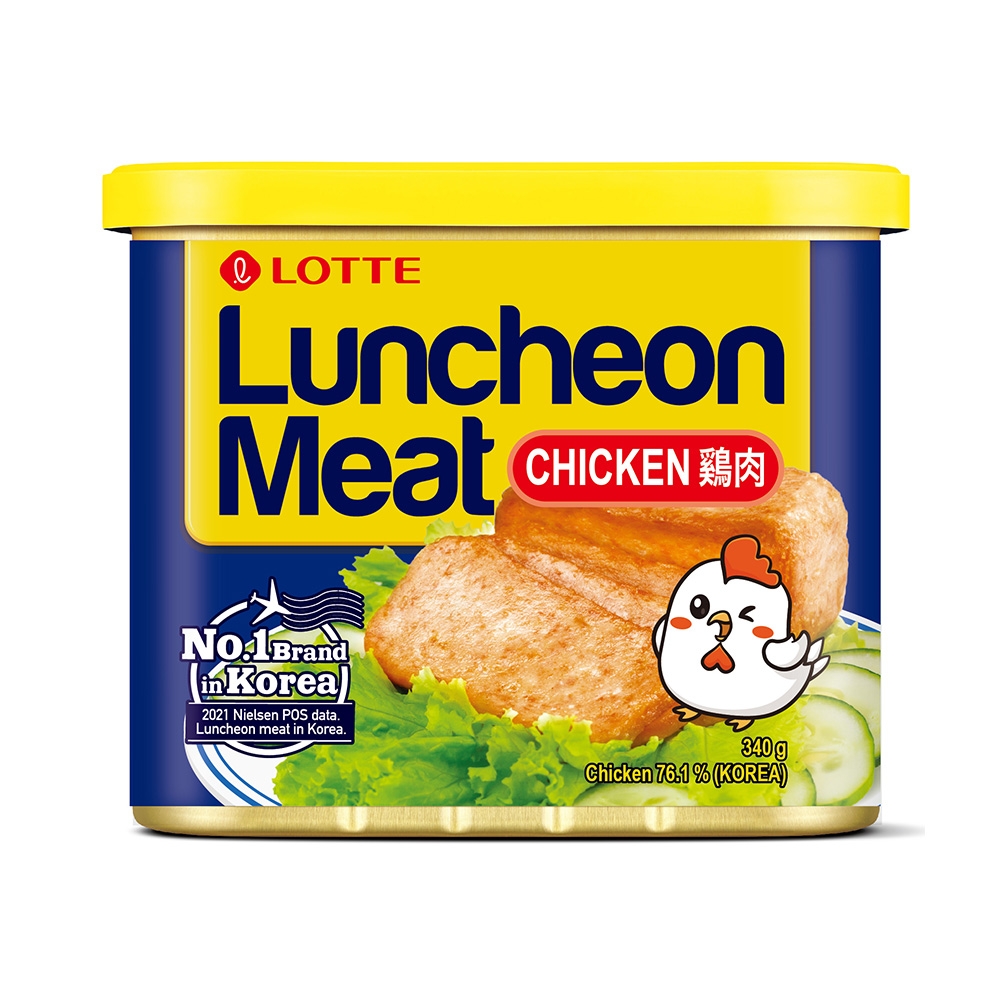 LOTTE 雞肉午餐肉-原味(340g)
