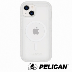 美國 Pelican 派力肯 iPhone 14 Plus Voyager 航海家環保抗菌超防摔殼MagSafe - 透明