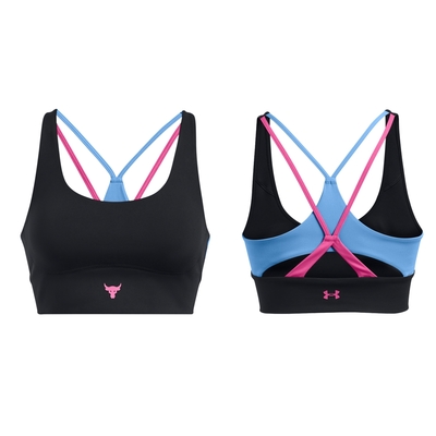 【UNDER ARMOUR】女 Pjt Rock LG 長版中衝擊運動內衣_1382713-001