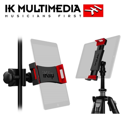 『IK Multimedia』IK Multimedia iKlip Deluxe 行動裝置支架套組 / 平板適用 / 公司貨