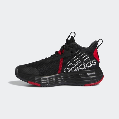 adidas ownthegame 2.0 k 中大童籃球鞋-黑紅-if2693