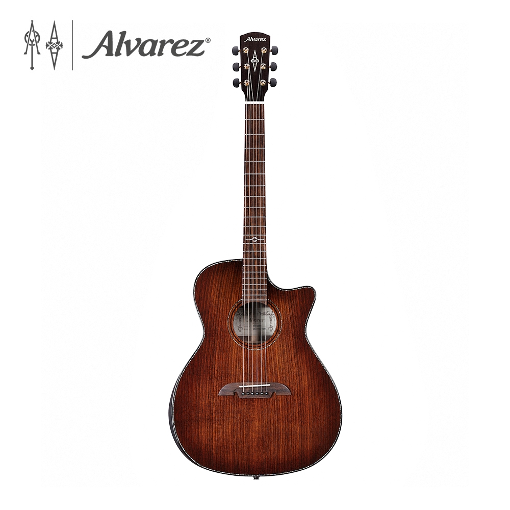 ALVAREZ MGA77CARSHB 黑胡桃木全單版木吉他 民謠吉他