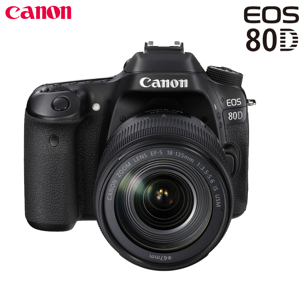 Canon EOS 80D 18-135mm IS USM 旅遊鏡組中文平輸| 單眼/微單-APSC