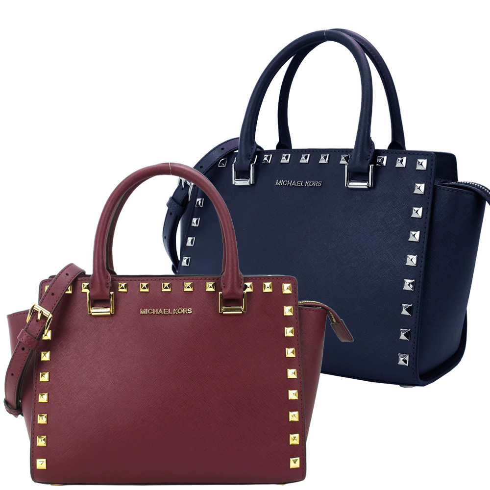 MICHAEL KORS Selma 鉚釘防刮手提/斜背包(中/多色) product image 1