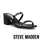 STEVE MADDEN-ISME 前衛搖滾鉚釘粗跟涼拖鞋-黑色 product thumbnail 1