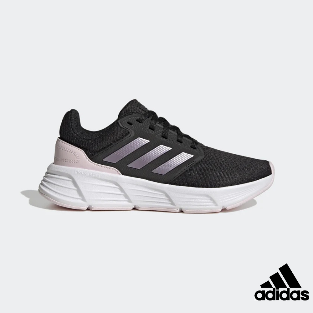 【adidas 愛迪達】GALAXY 6 女慢跑鞋 黑色(GW4132)