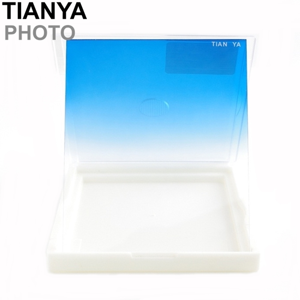 Tianya天涯80藍漸層藍漸變藍SOFT減光鏡T808S(深藍色-透明;方形83x100mm;相容法國Cokin高堅P)方型ND減光鏡ND濾鏡片漸層減光鏡