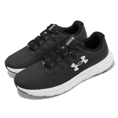 Under Armour 慢跑鞋 Charged Impulse 3 男鞋 黑 銀 緩震 透氣 運動鞋 UA 3025421001